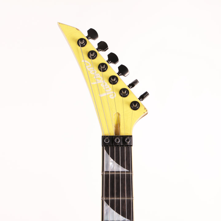 Jackson Custom Shop SL2H-V Soloist Nitro Aged Canary Yellow Music Zoo Exclusive