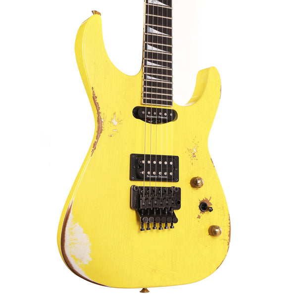 Jackson Custom Shop SL2H-V Soloist Nitro Aged Canary Yellow Music Zoo Exclusive