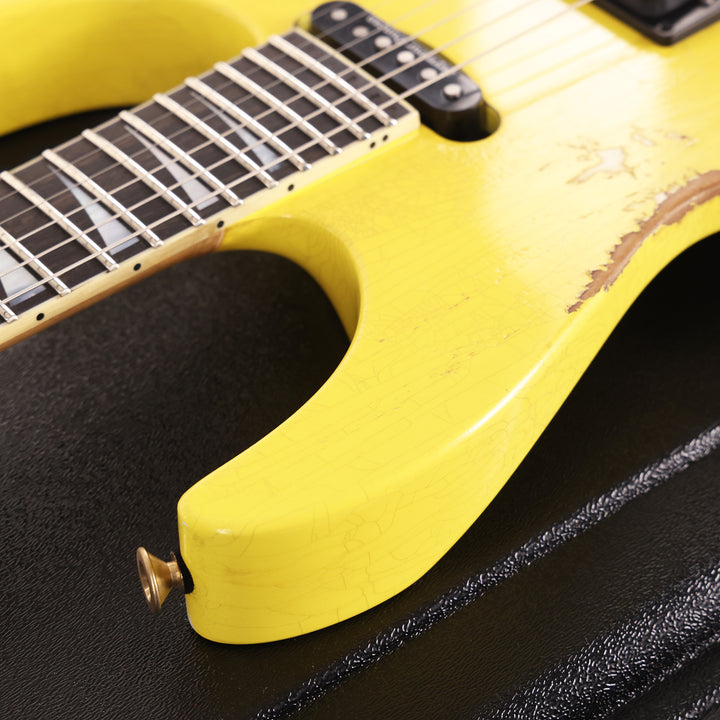 Jackson Custom Shop SL2H-V Soloist Nitro Aged Canary Yellow Music Zoo Exclusive