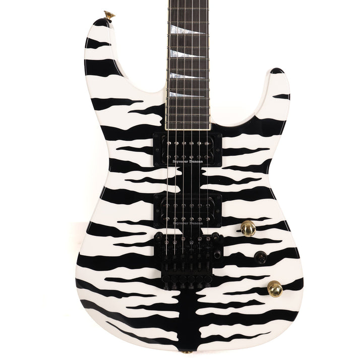 Jackson Custom Shop SL2H-V Soloist Music Zoo Exclusive White Bengal Stripes