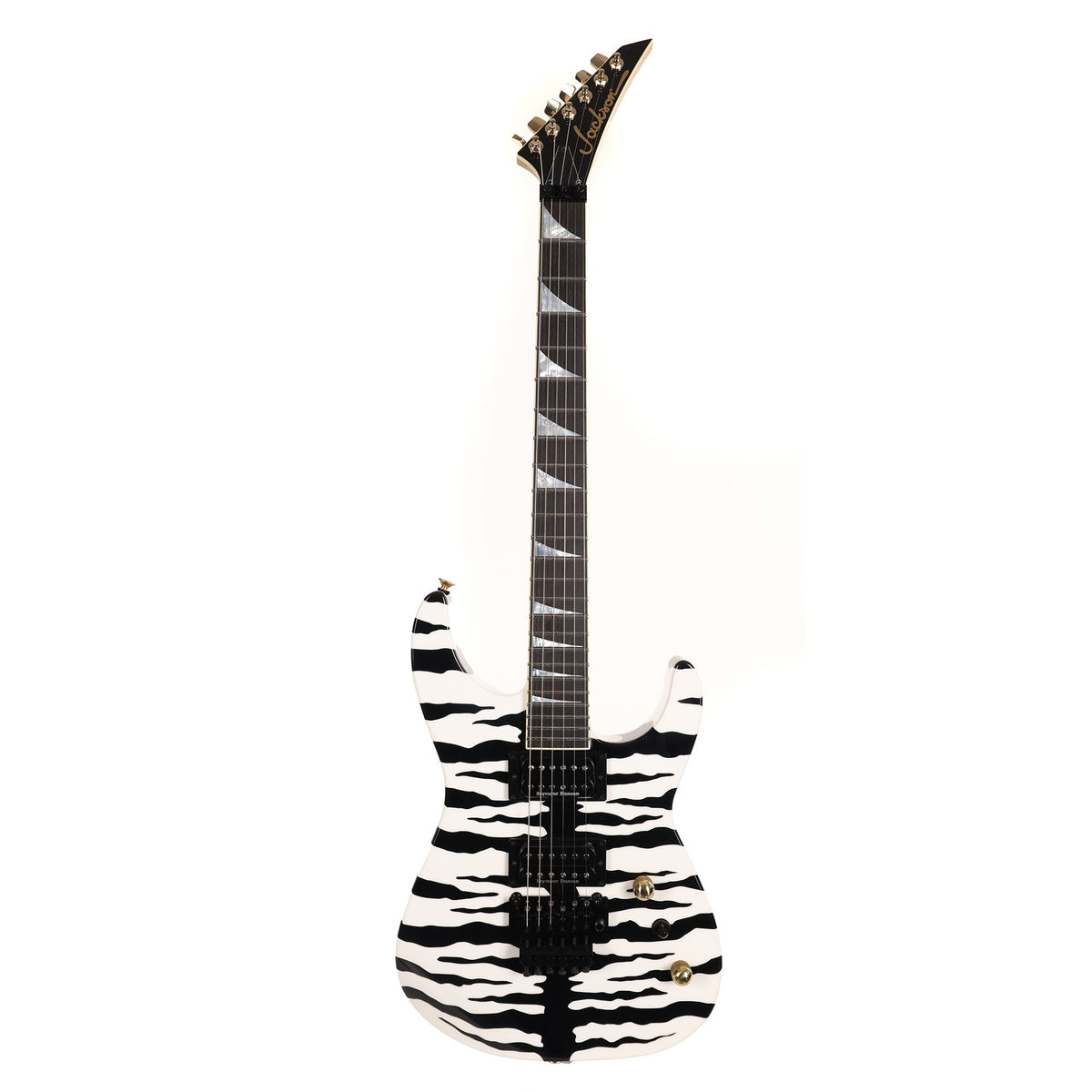 Jackson Custom Shop SL2H-V Soloist Music Zoo Exclusive White Bengal Stripes — 2