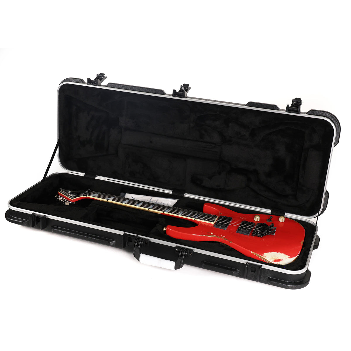 Jackson Custom Shop SL2H-V Soloist Nitro Aged Fiesta Red Music Zoo Exclusive — 17