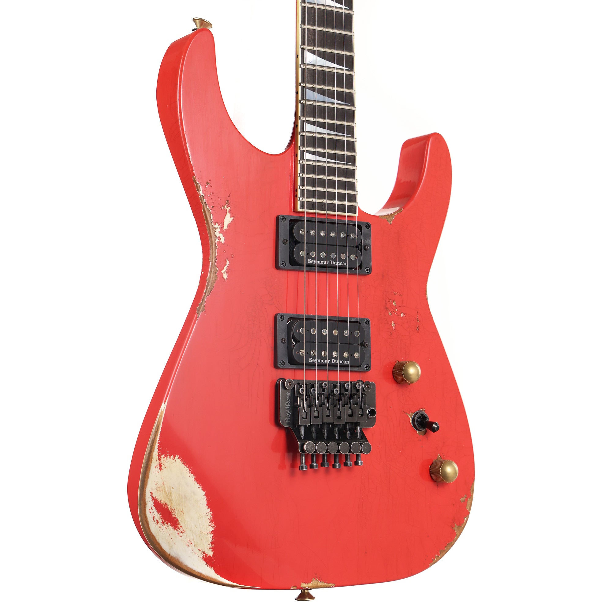 Jackson Custom Shop SL2H-V Soloist Nitro Aged Fiesta Red Music Zoo