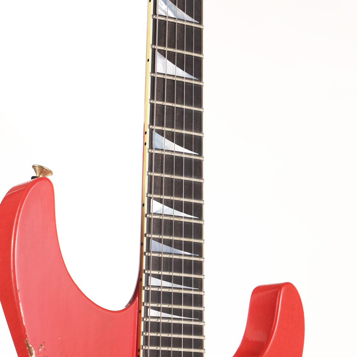 Jackson Custom Shop SL2H-V Soloist Nitro Aged Fiesta Red Music Zoo Exclusive — 7