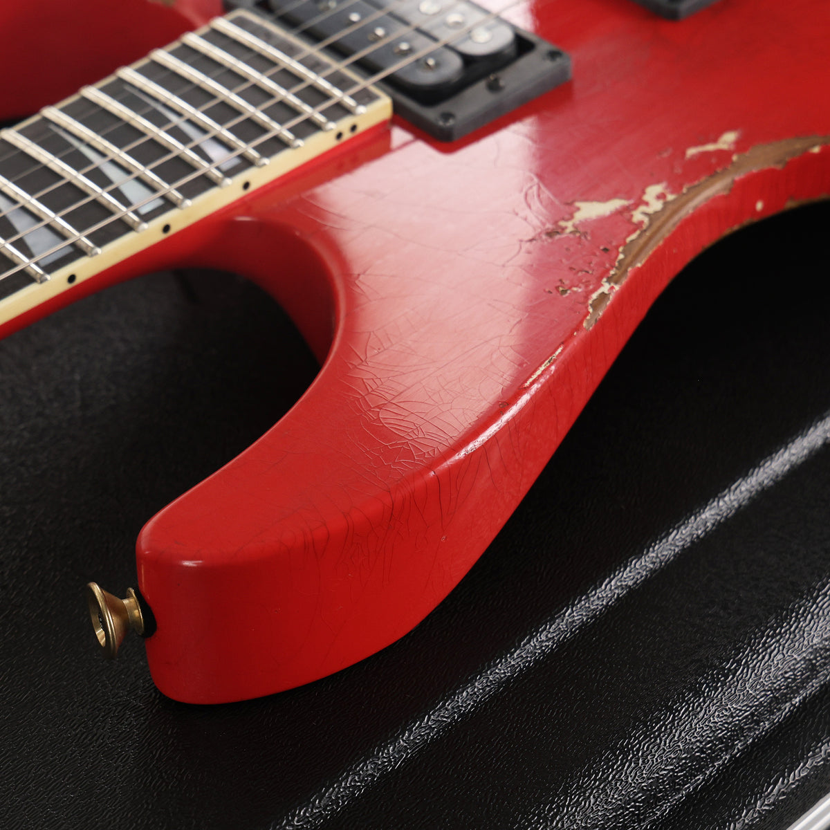 Jackson Custom Shop SL2H-V Soloist Nitro Aged Fiesta Red Music Zoo Exclusive — 9