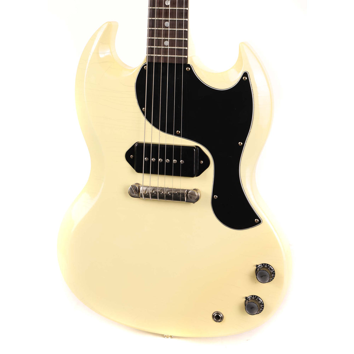 Gibson Custom Shop '63 SG Junior Murphy Lab Ultra Light Aged Classic White 2025 — 8