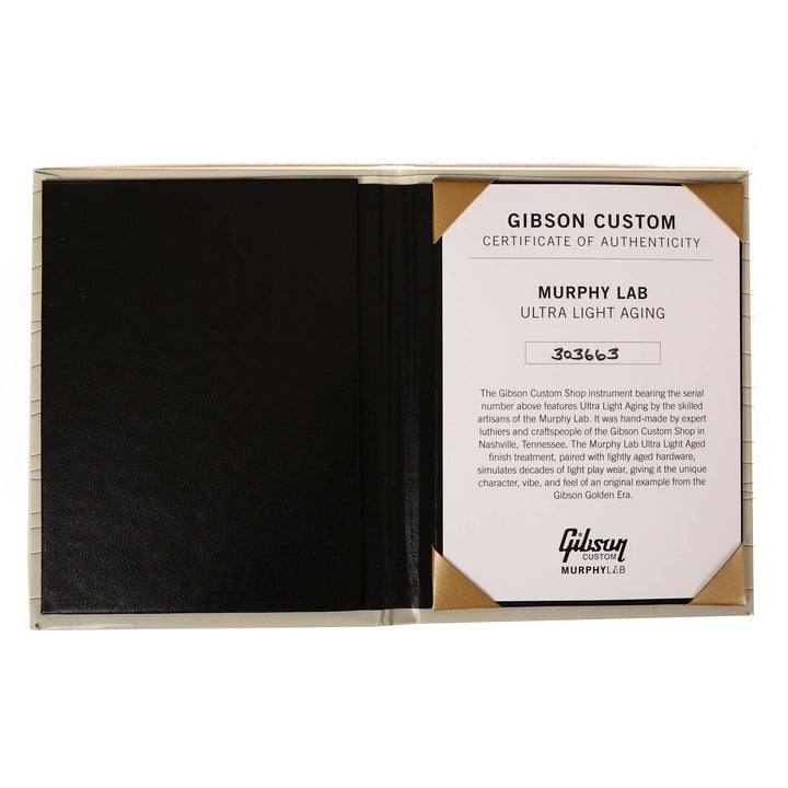 Gibson Custom Shop '63 SG Junior Murphy Lab Ultra Light Aged Classic White 2025