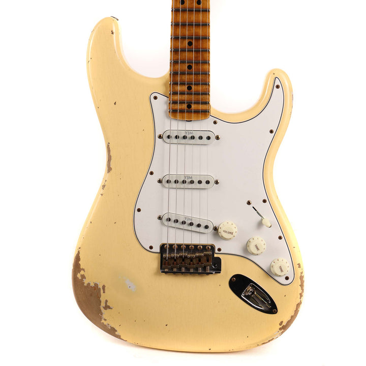 Fender Custom Shop Yngwie Malmsteen Signature Stratocaster Neo Relic Vintage White Music Zoo Exclusive