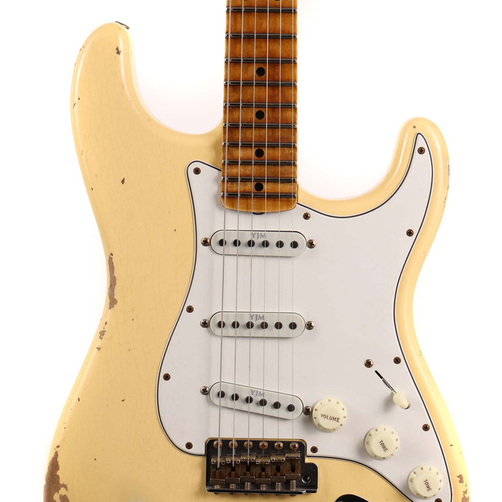 Fender Custom Shop Yngwie Malmsteen Signature Stratocaster Neo Relic Vintage White Music Zoo Exclusive