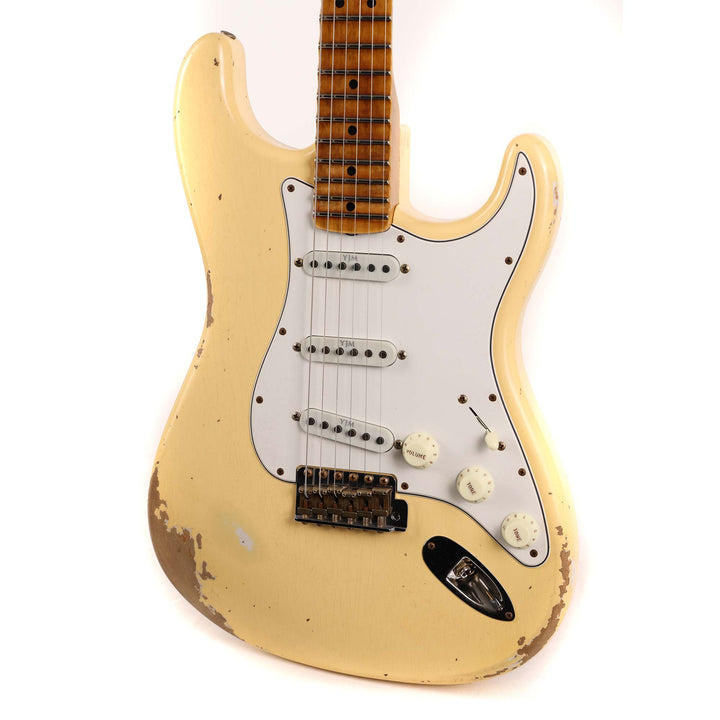 Fender Custom Shop Yngwie Malmsteen Signature Stratocaster Neo Relic Vintage White Music Zoo Exclusive