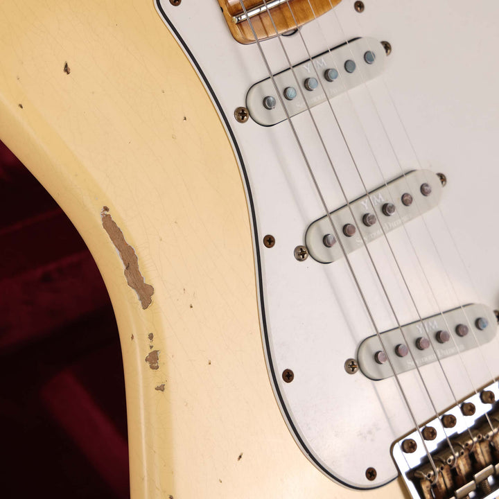 Fender Custom Shop Yngwie Malmsteen Signature Stratocaster Neo Relic Vintage White Music Zoo Exclusive