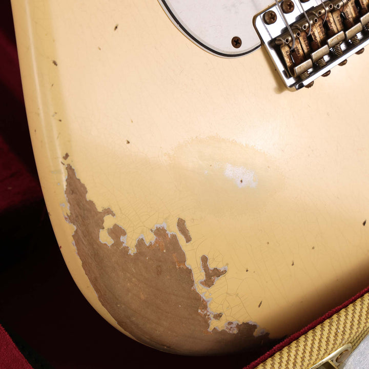 Fender Custom Shop Yngwie Malmsteen Signature Stratocaster Neo Relic Vintage White Music Zoo Exclusive