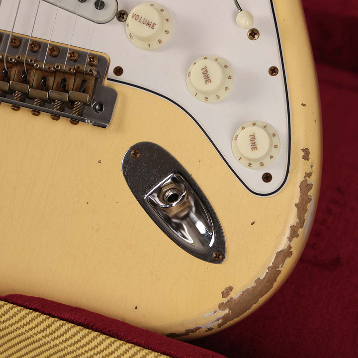 Fender Custom Shop Yngwie Malmsteen Signature Stratocaster Neo Relic Vintage White Music Zoo Exclusive