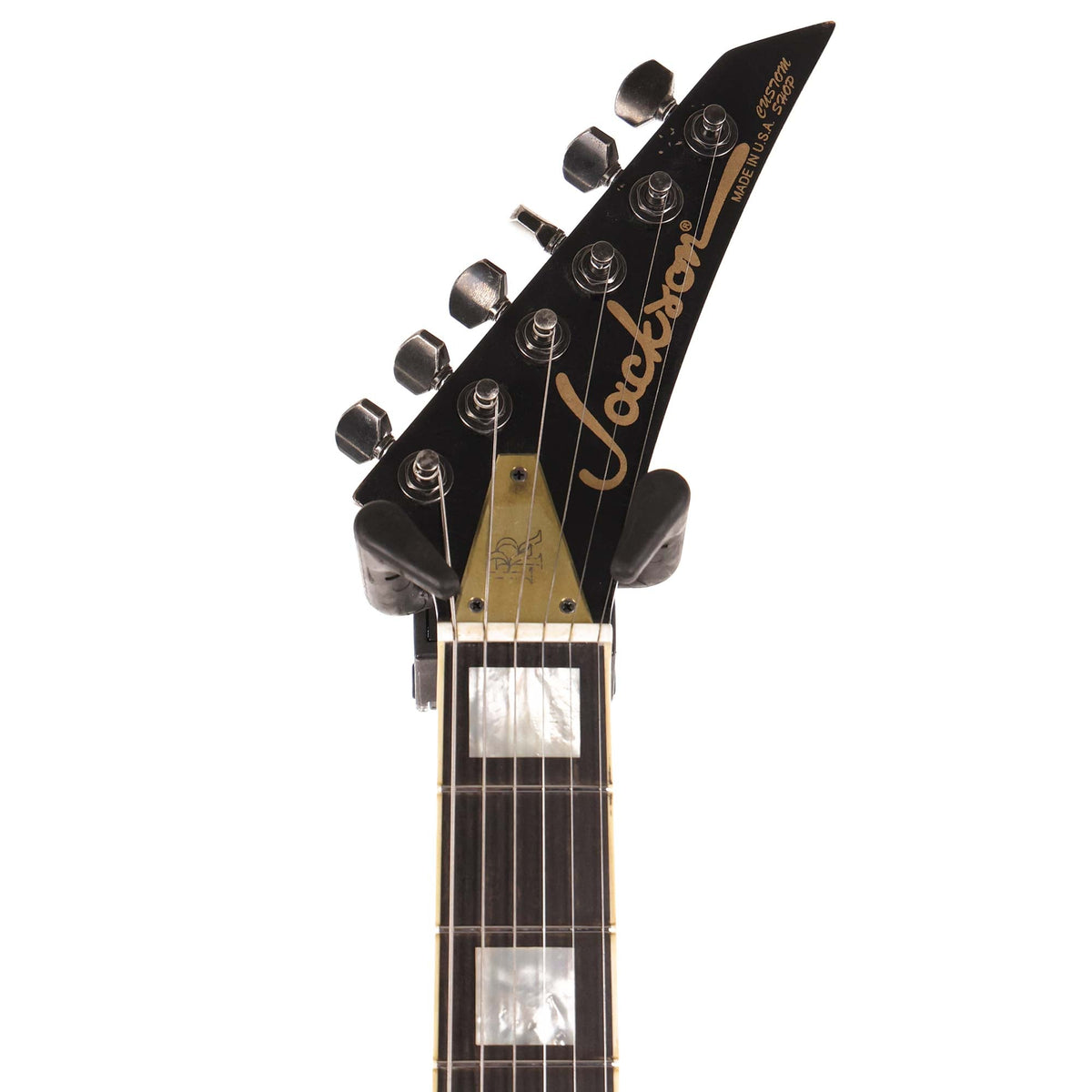 Jackson Custom Shop RR 1.5 Rhoads Tour Relic White with Black Pinstripes — 6