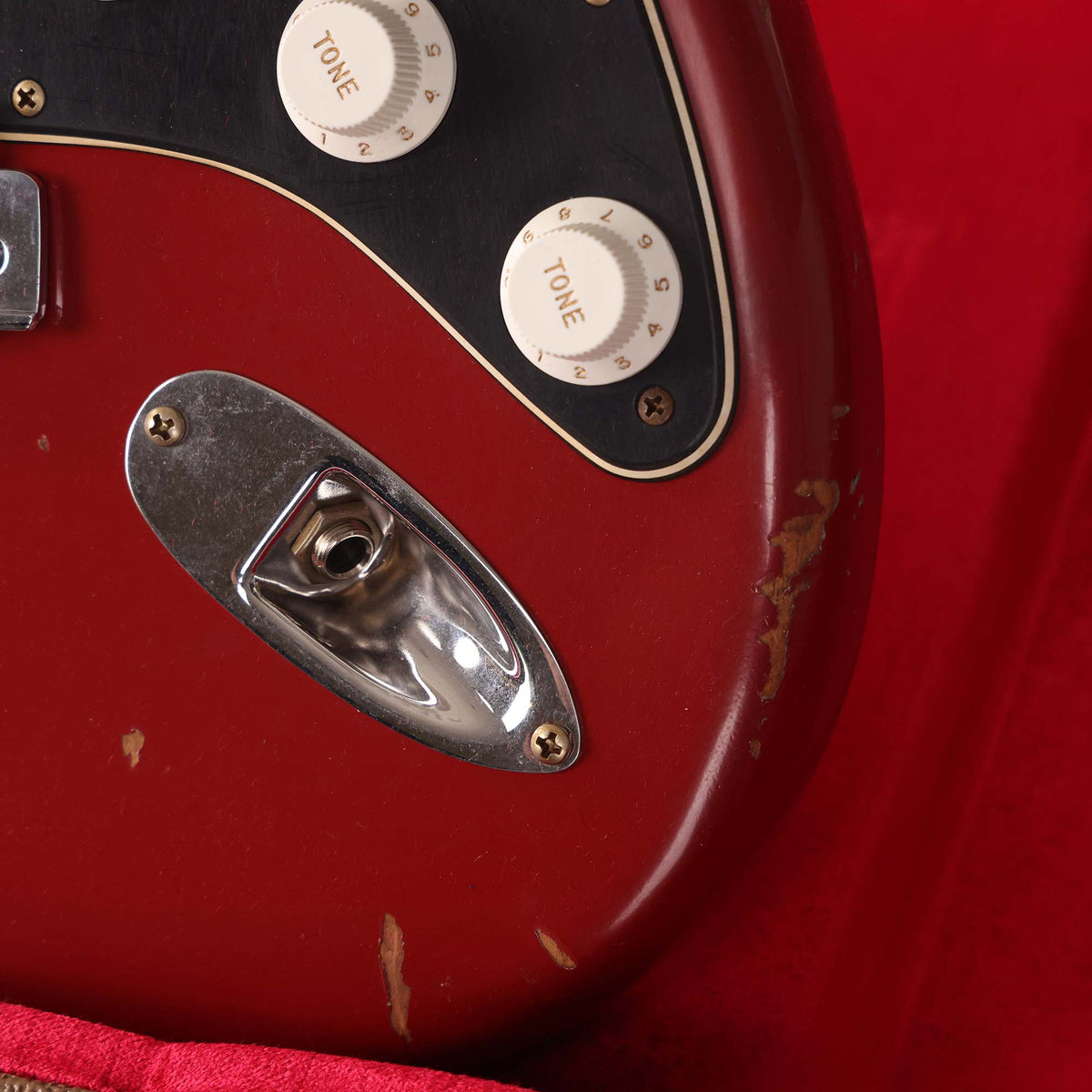 Fender Custom Shop '60s Mahogany Stratocaster Heavy Relic Dakota Red — 10