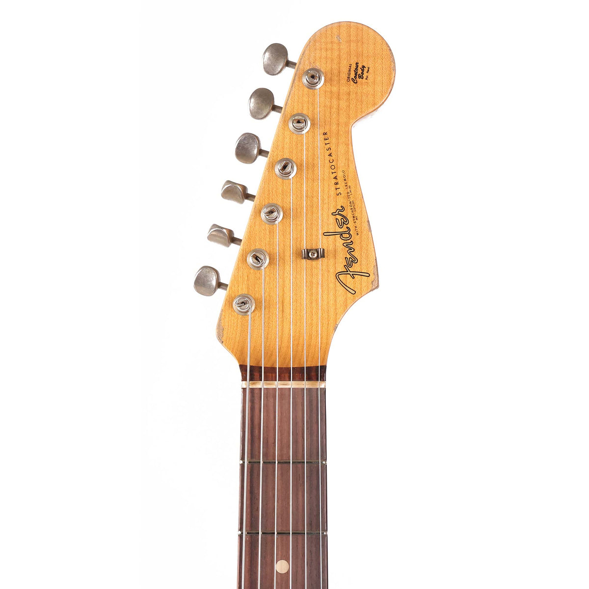 Fender Custom Shop '60s Mahogany Stratocaster Heavy Relic Dakota Red — 11