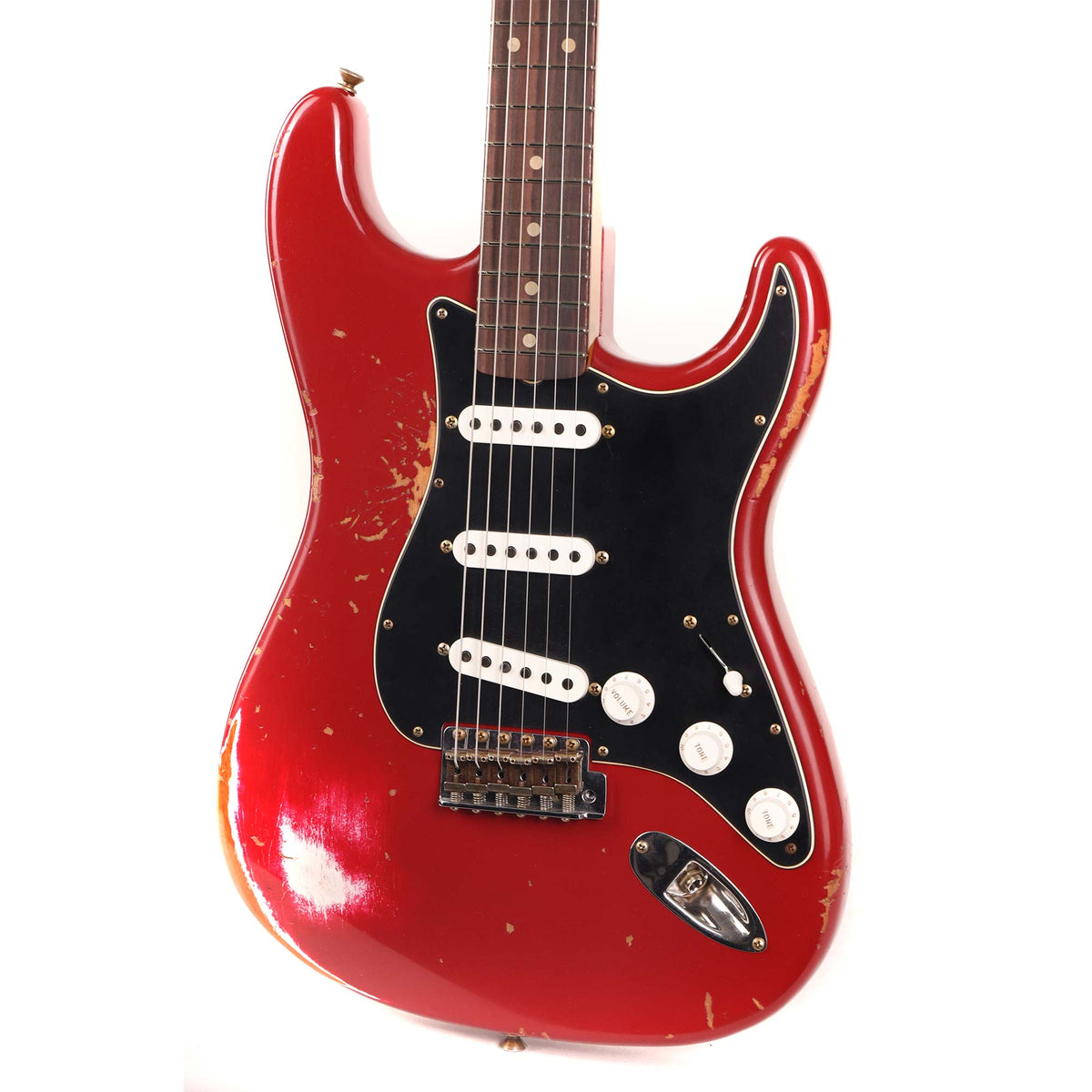 Fender Custom Shop '60s Mahogany Stratocaster Heavy Relic Dakota Red — 5