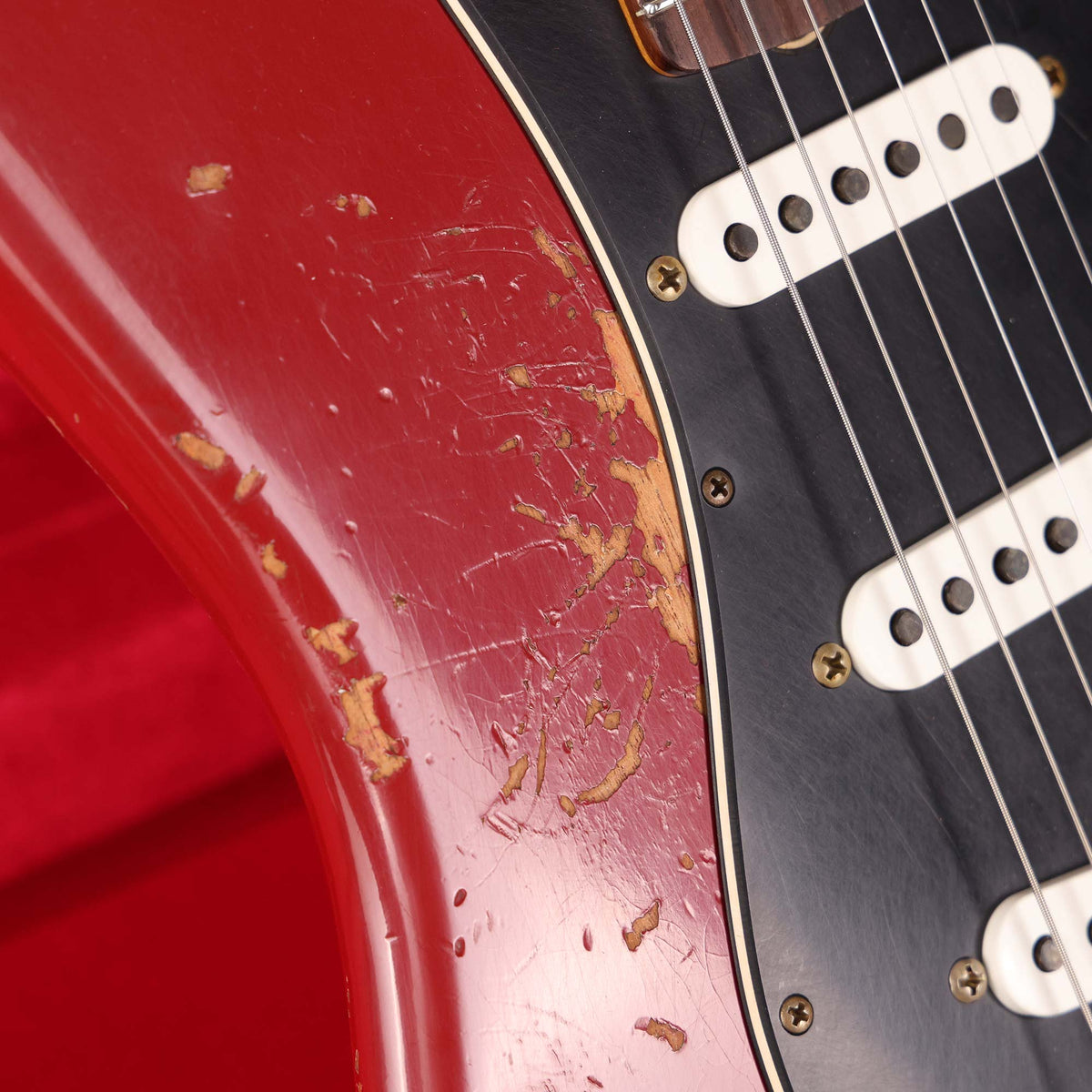 Fender Custom Shop '60s Mahogany Stratocaster Heavy Relic Dakota Red — 7