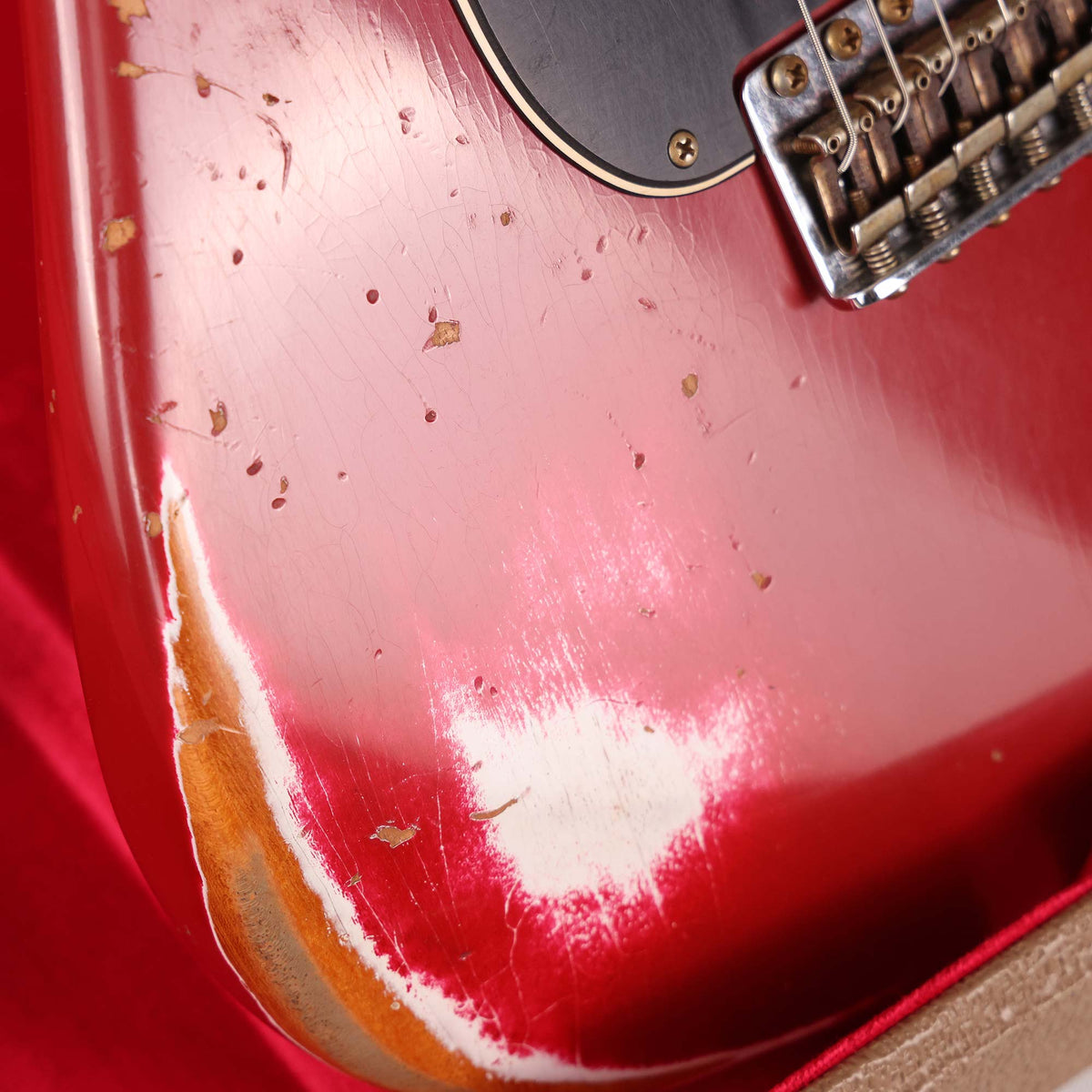 Fender Custom Shop '60s Mahogany Stratocaster Heavy Relic Dakota Red — 8