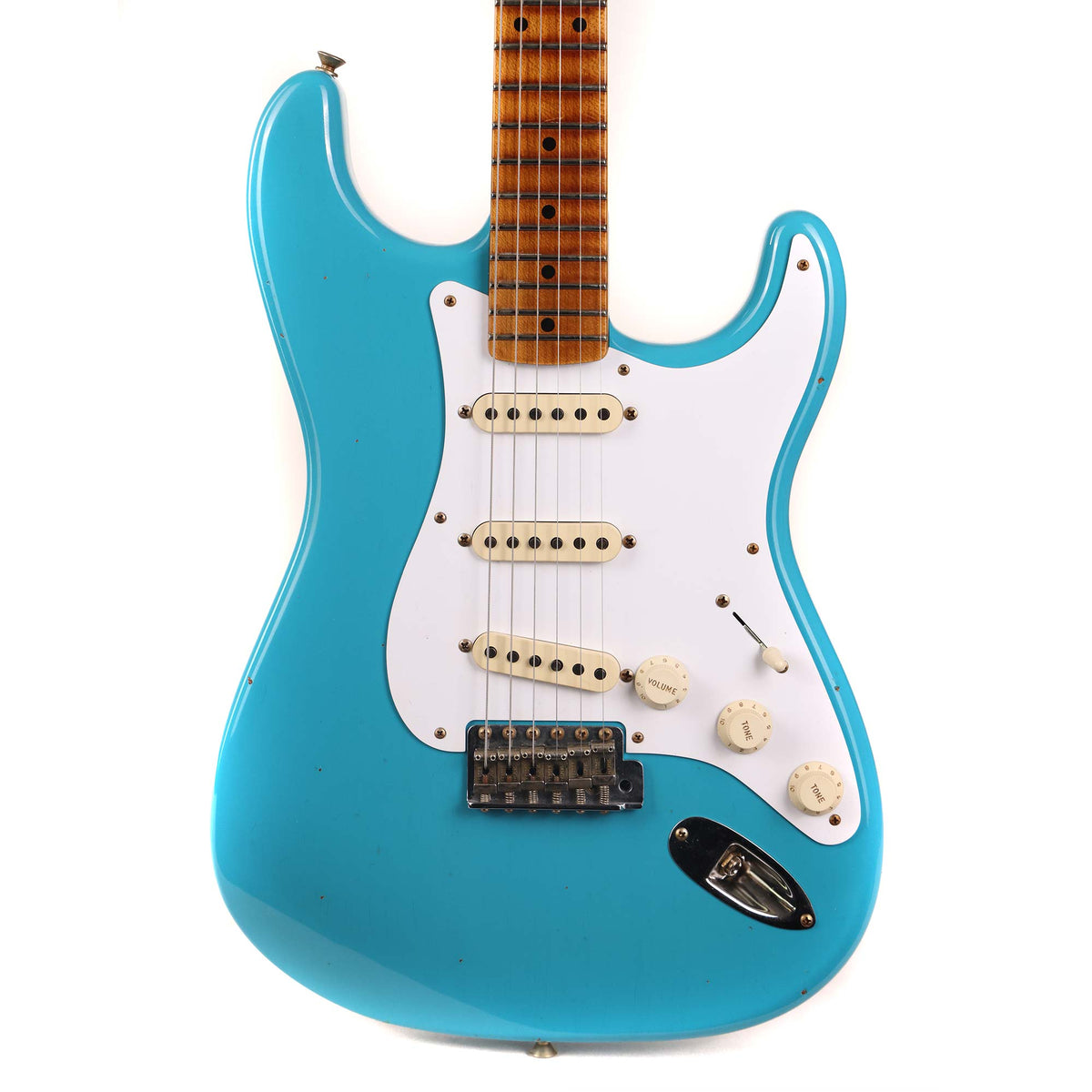 Fender Custom Shop 1956 Stratocaster Roasted Ash Journeyman Relic Taos Turquoise — 1