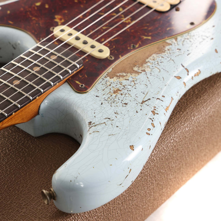 Fender Custom Shop '60s Roasted HS Stratocaster Heavy Relic Sonic Blue