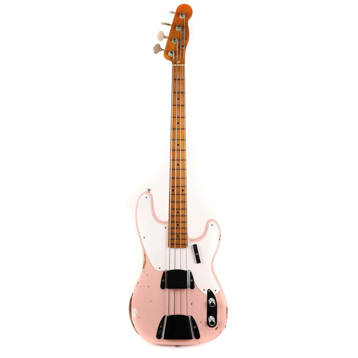 Fender Custom Shop 1955 Precision Bass Roasted Relic Shell Pink — 2