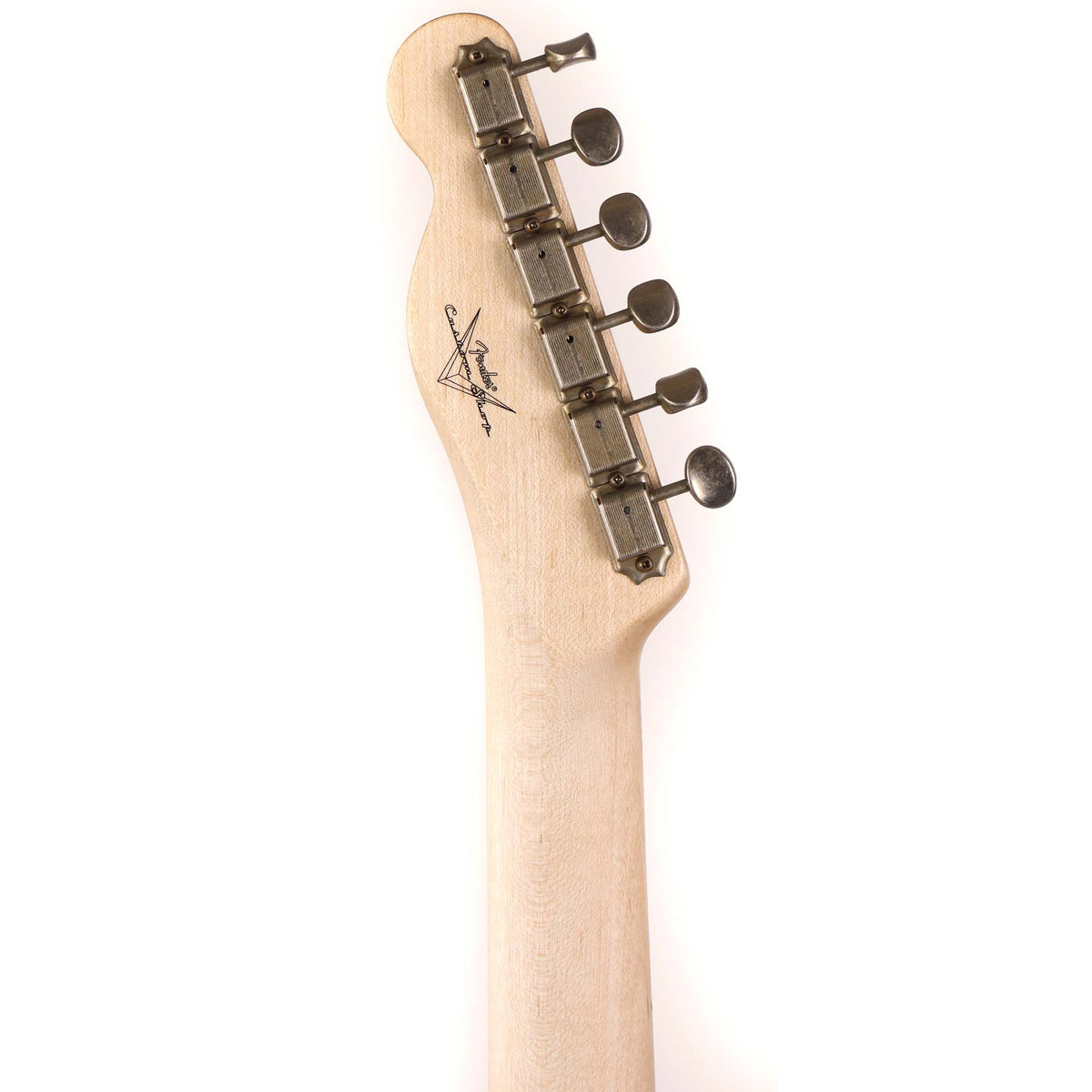 Fender Custom Shop Two-Tone P90 Telecaster Relic Faded Sonic Blue and Olympic White — 8