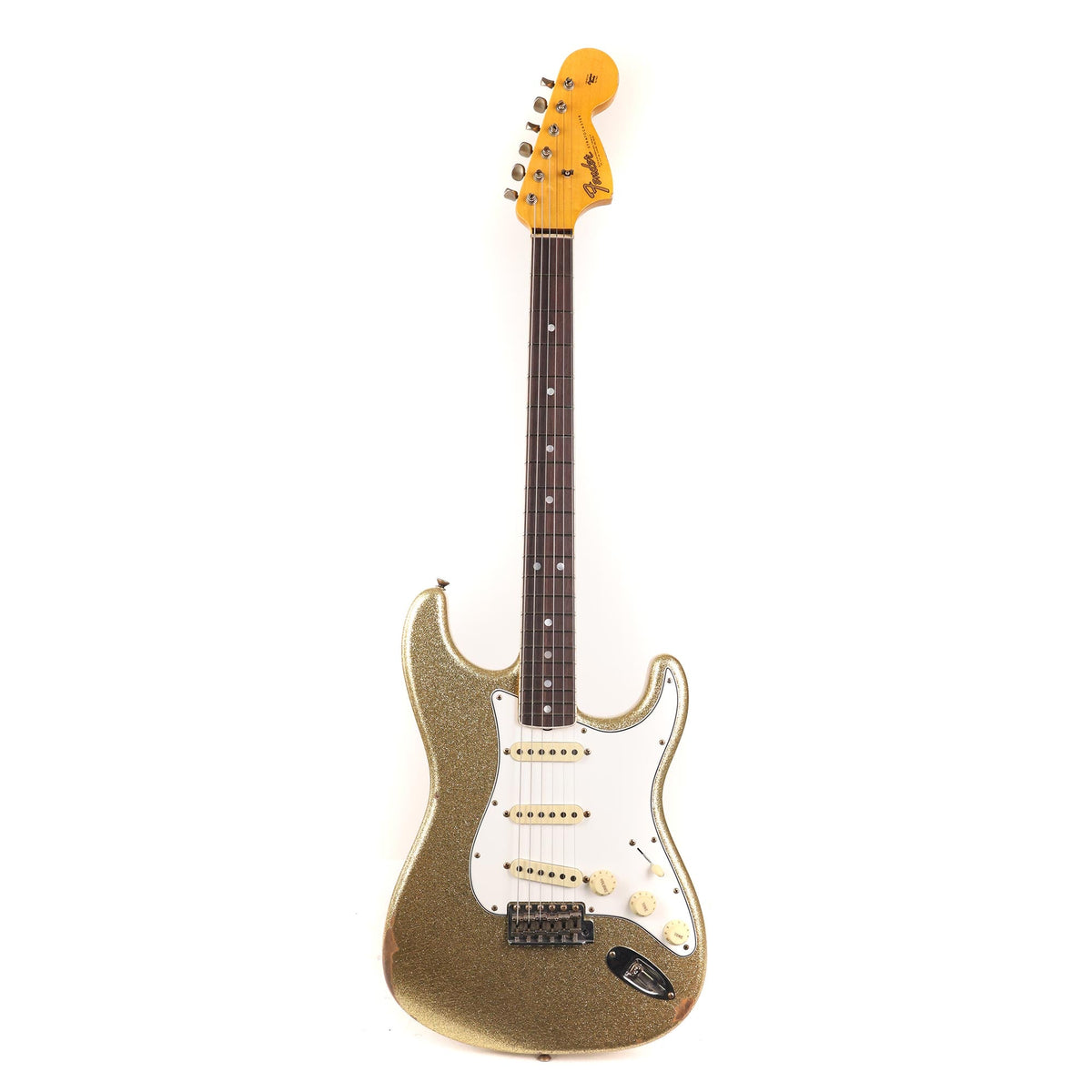 Fender Custom Shop 1967 Stratocaster Relic Gold Sparkle — 2
