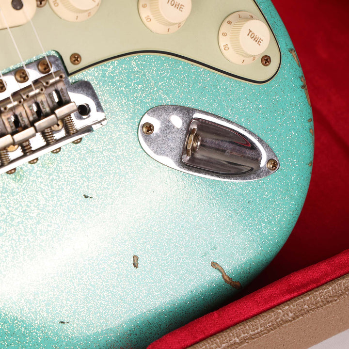 Fender Custom Shop 1960 Stratocaster Heavy Relic Seafoam Sparkle