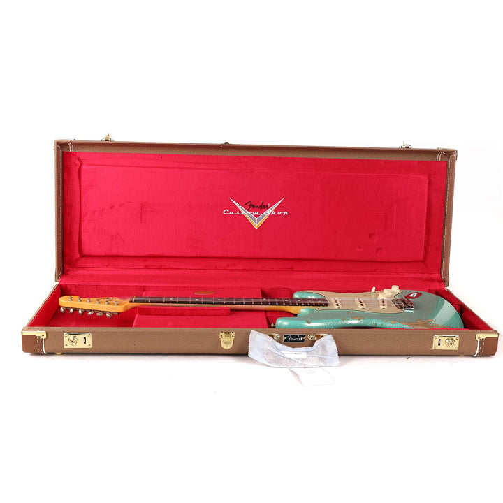 Fender Custom Shop 1960 Stratocaster Heavy Relic Seafoam Sparkle