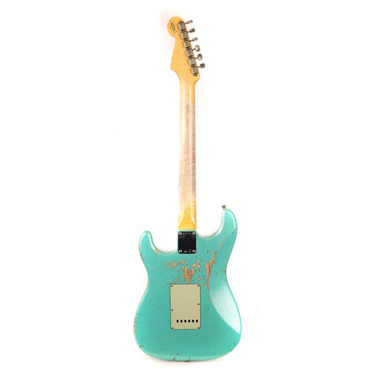 Fender Custom Shop 1960 Stratocaster Heavy Relic Seafoam Sparkle — 3