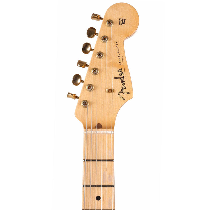 Fender Custom Shop 1957 Stratocaster Journeyman Relic Gold Sparkle over Red