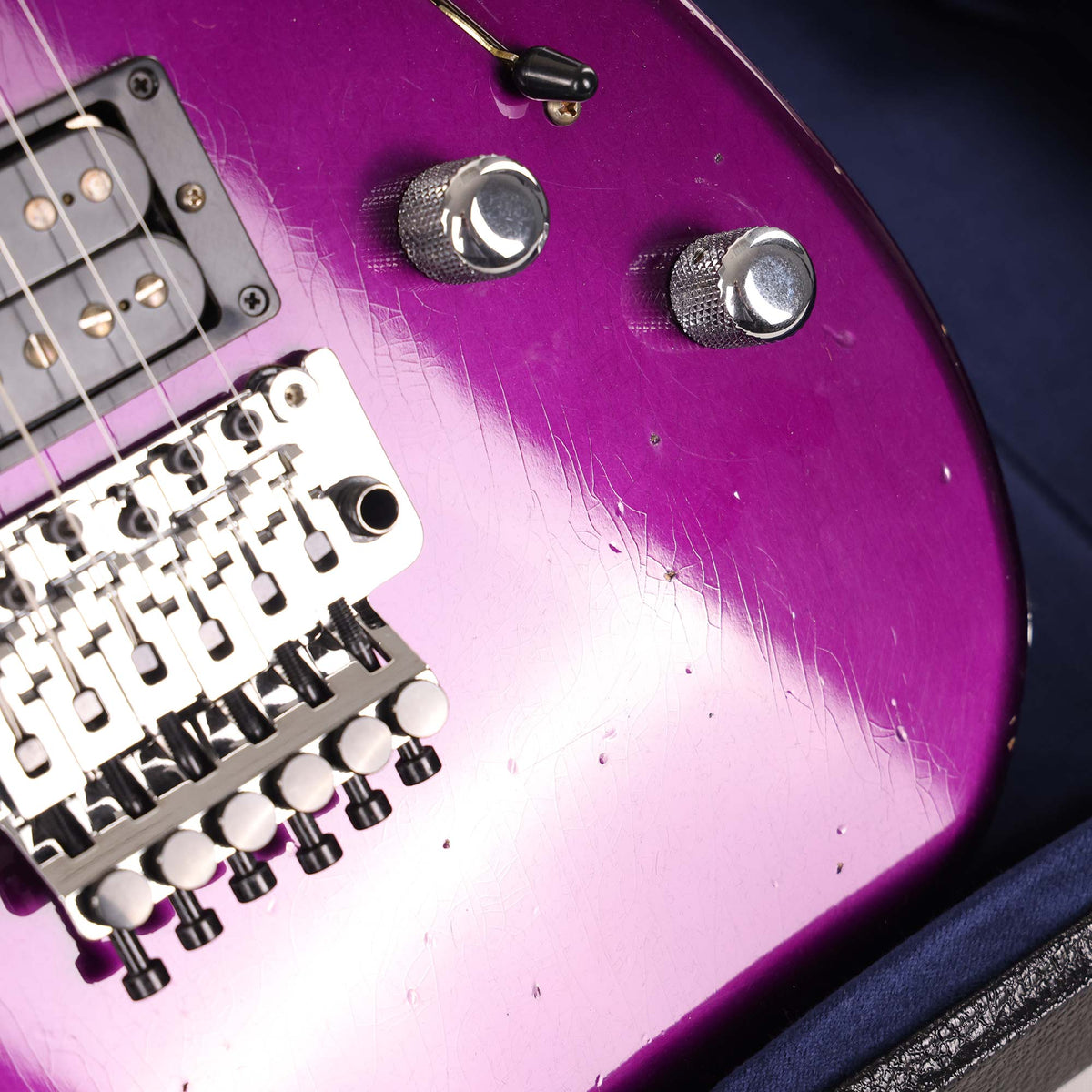 Fender Custom Shop ZF Stratocaster HH Music Zoo Exclusive Journeyman Relic Purple Metallic — 12
