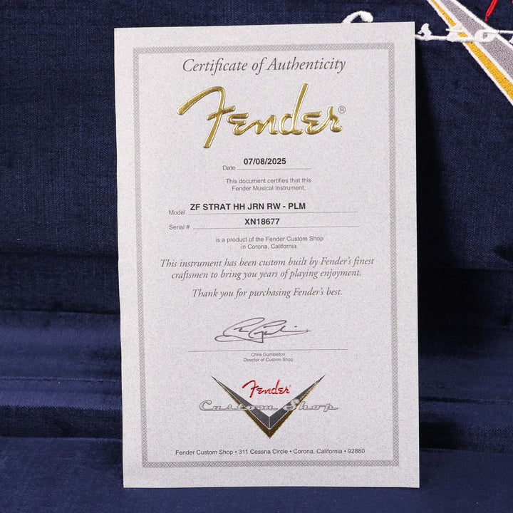 Fender Custom Shop ZF Stratocaster HH Music Zoo Exclusive Journeyman Relic Purple Metallic