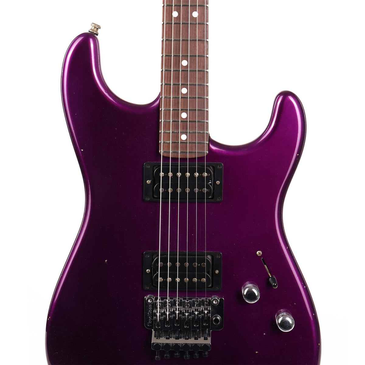 Fender Custom Shop ZF Stratocaster HH Music Zoo Exclusive Journeyman Relic Purple Metallic — 4