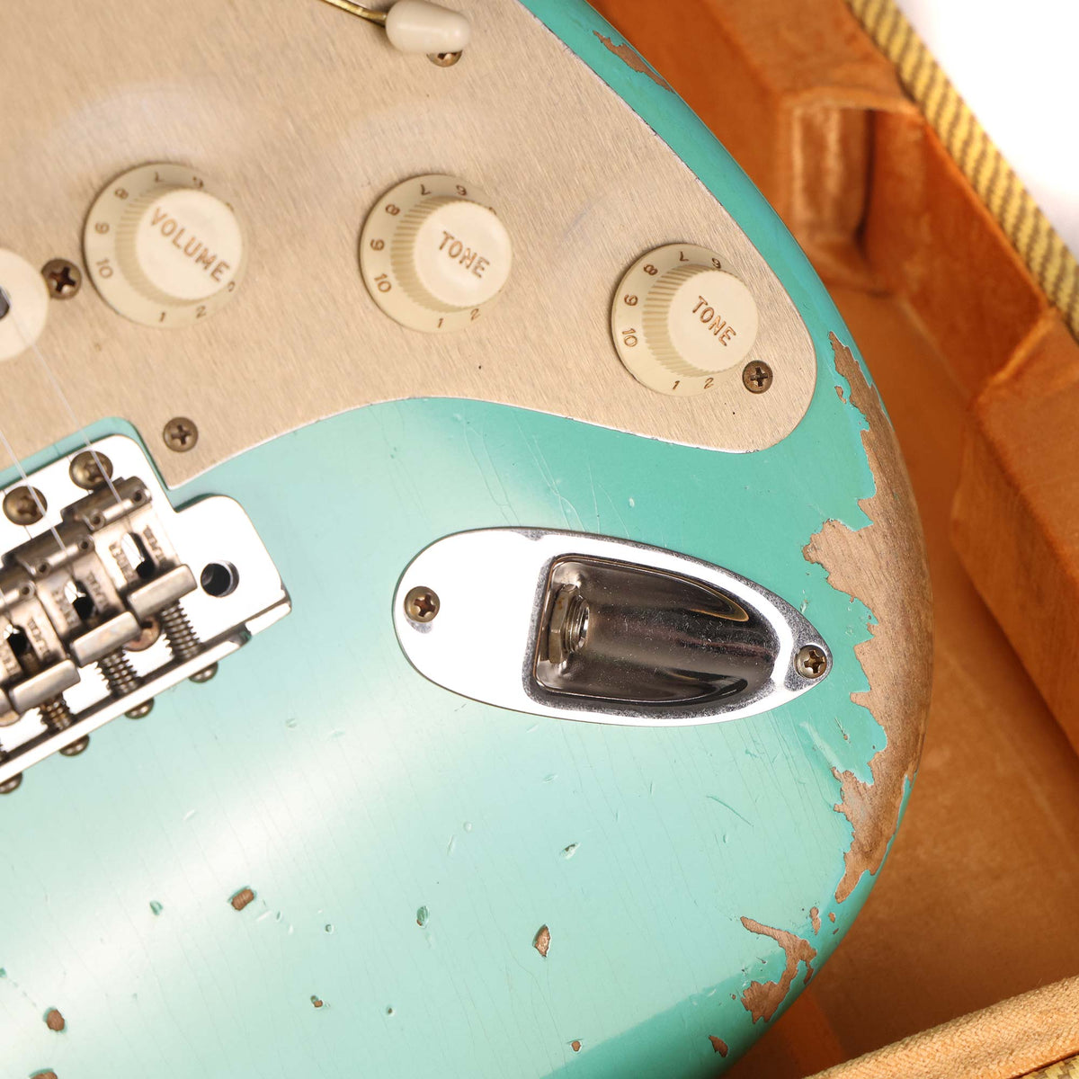 Fender Custom Shop 1959 Stratocaster Heavy Relic Aged Seafoam Green — 10