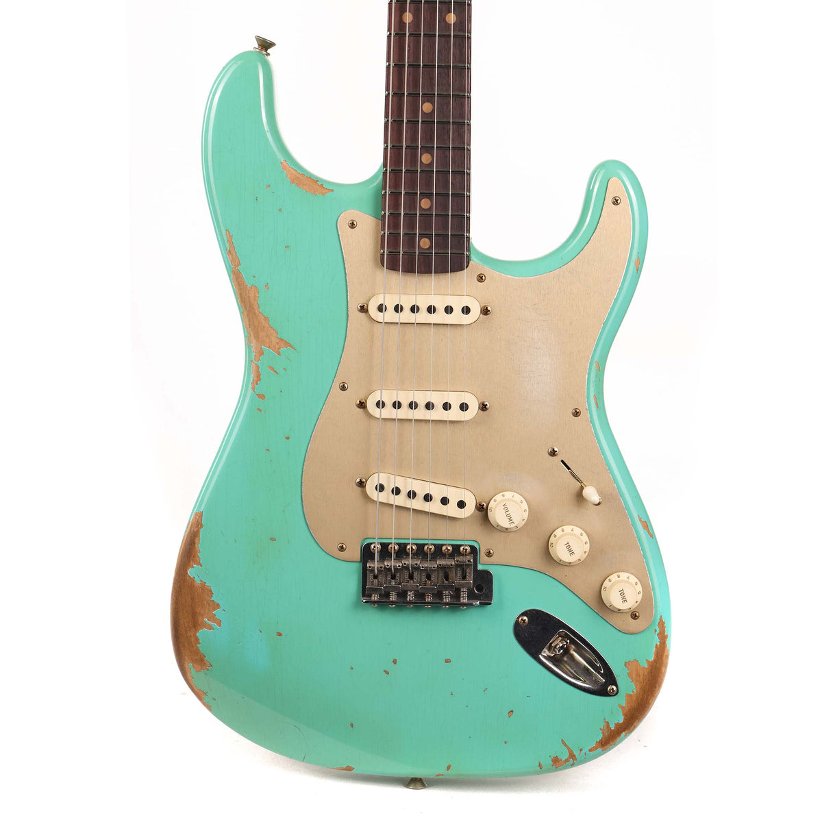 Fender Custom Shop 1959 Stratocaster Heavy Relic Aged Seafoam Green — 1