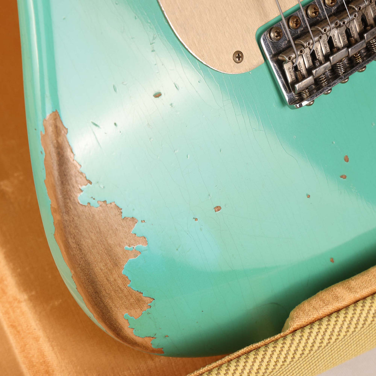 Fender Custom Shop 1959 Stratocaster Heavy Relic Aged Seafoam Green — 8