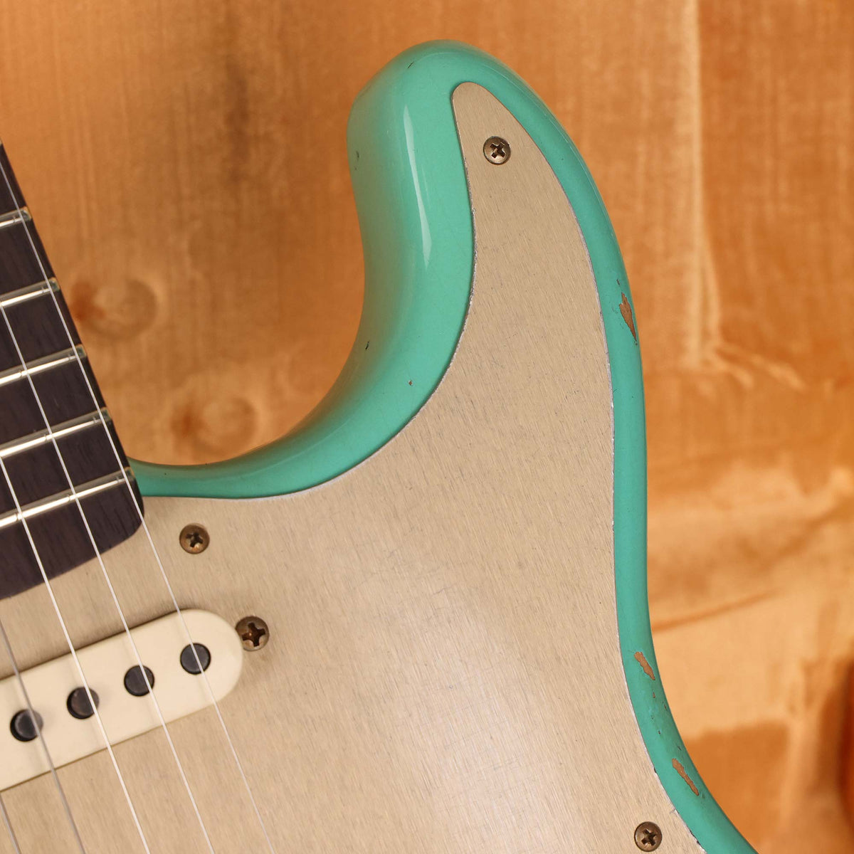Fender Custom Shop 1959 Stratocaster Heavy Relic Aged Seafoam Green — 9