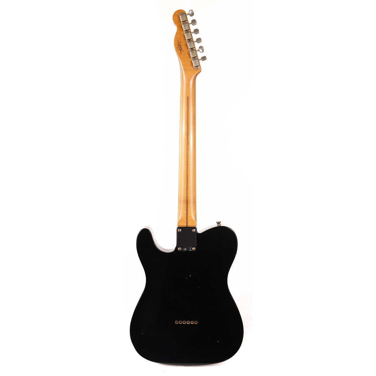 Fender Custom Shop 1951 Nocaster Roasted Ash Journeyman Relic Black — 3