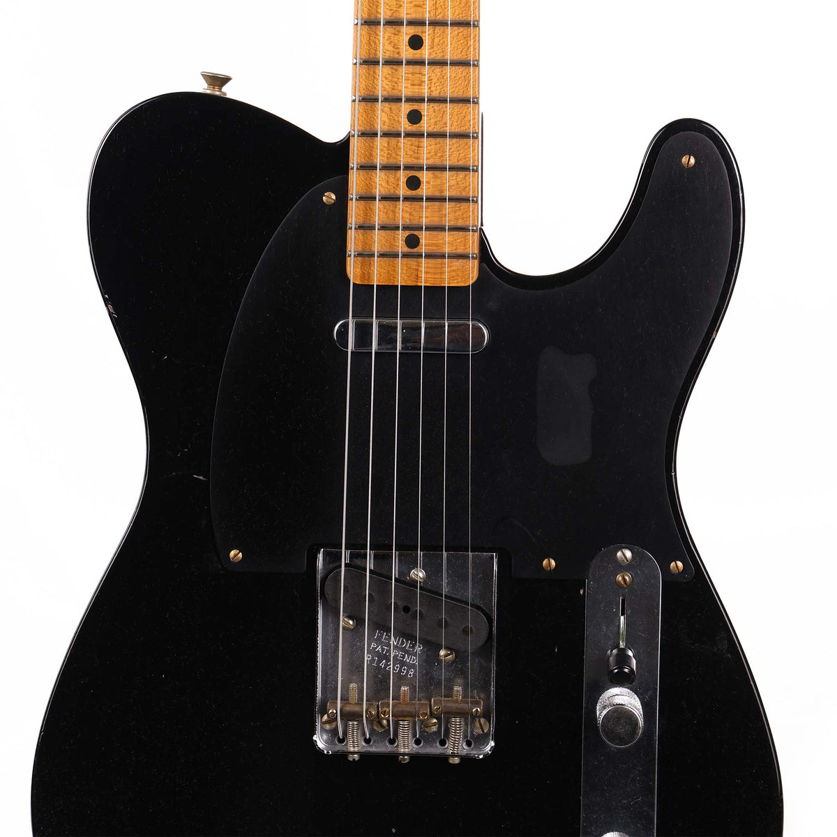 Fender Custom Shop 1951 Nocaster Roasted Ash Journeyman Relic Black — 4