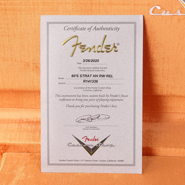 Fender Custom Shop '60s Stratocaster HH Relic Black