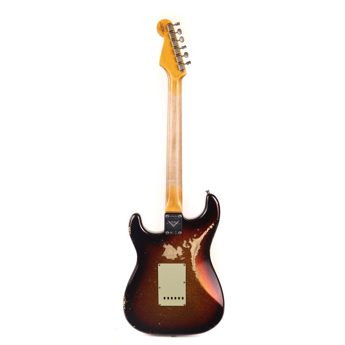 Fender Custom Shop 1965 Stratocaster Heavy Relic Super Faded Aged 3-Tone Sunburst Sparkle — 3