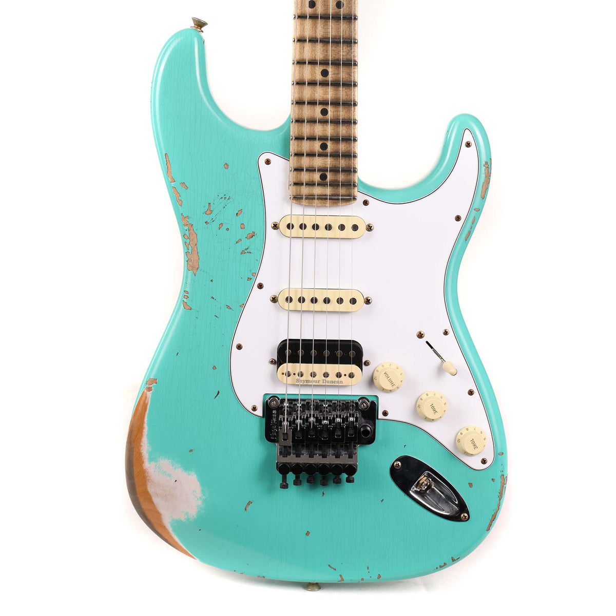 Fender Custom Shop ZF Stratocaster Heavy Relic Seafoam Green — 1