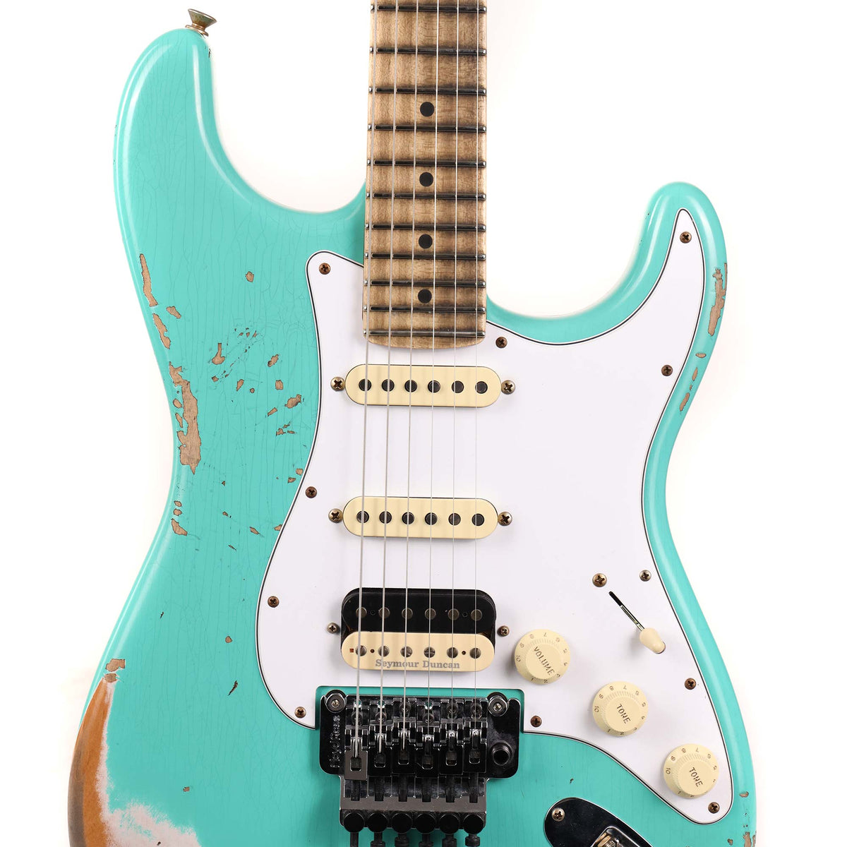Fender Custom Shop ZF Stratocaster Heavy Relic Seafoam Green — 4
