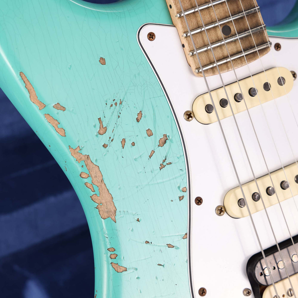 Fender Custom Shop ZF Stratocaster Heavy Relic Seafoam Green — 7