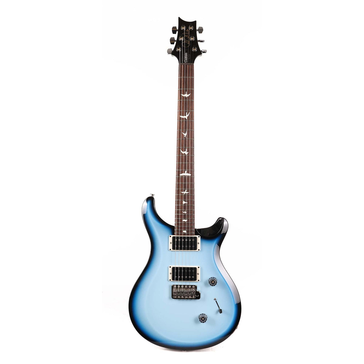 Paul Reed Smith S2 Custom 24 White with Metallic Blue and Black Wrap Burst 2024 — 2
