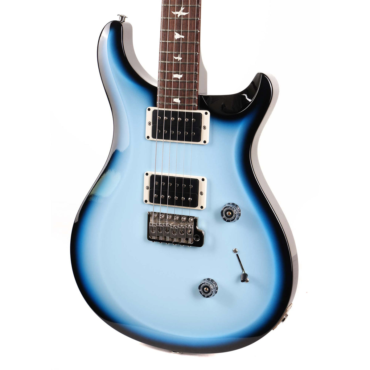 Paul Reed Smith S2 Custom 24 White with Metallic Blue and Black Wrap Burst 2024 — 5