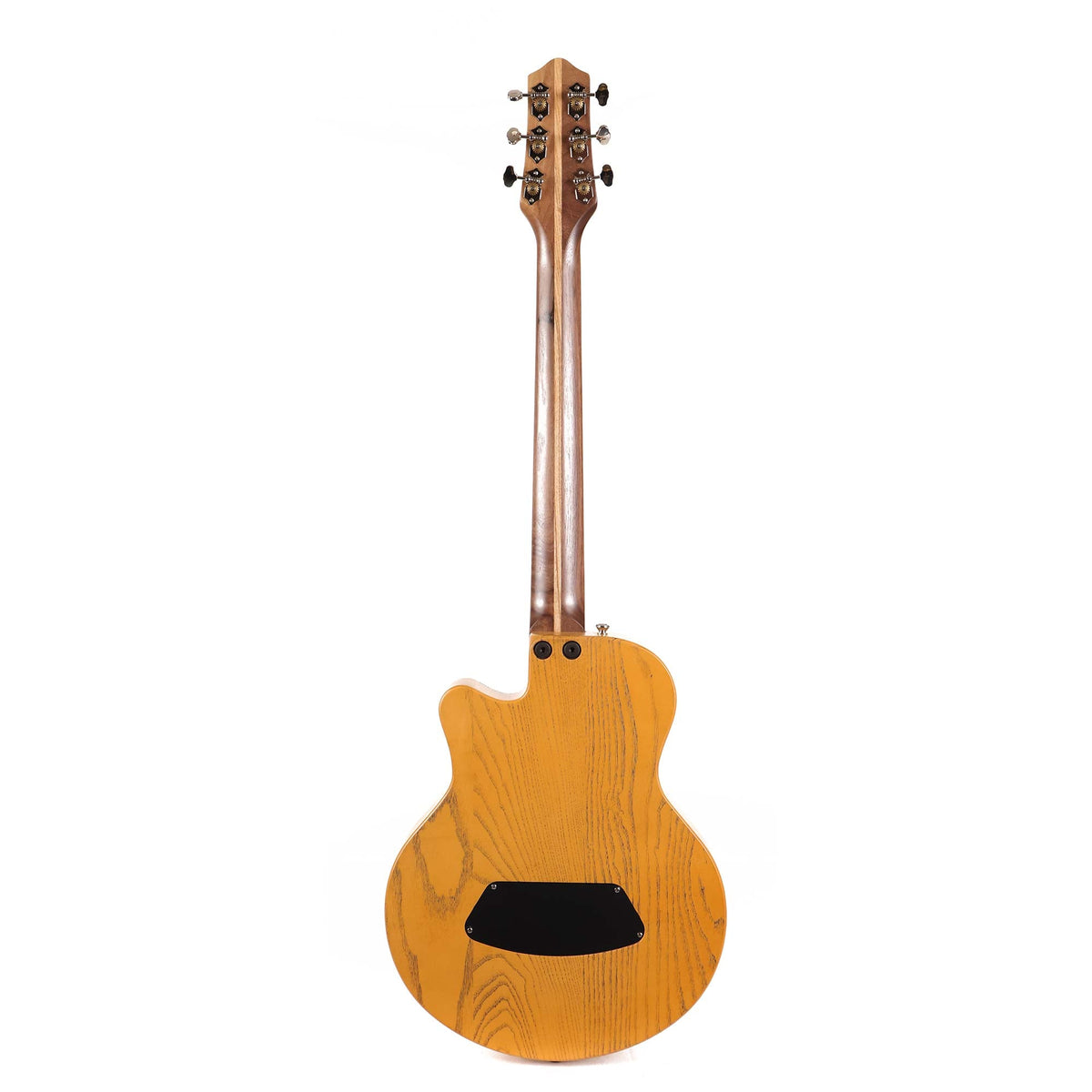 Gruhn Versitar Thinline Acoustic-Electric Red Ash Top and Body Dark TV Amber — 3