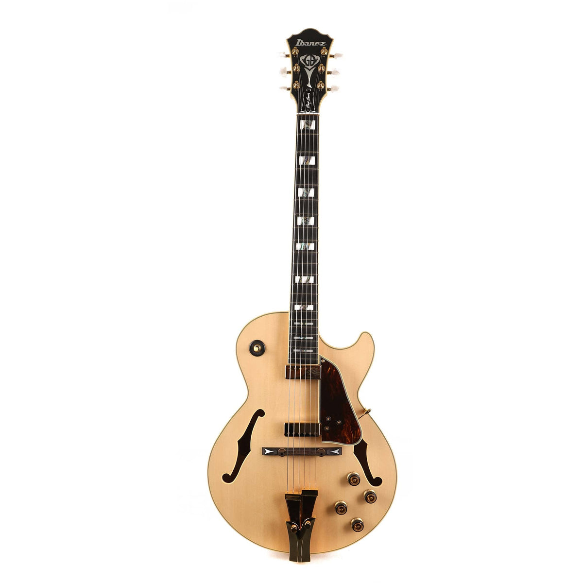 Ibanez GB10 George Benson Signature Guitar Natural — 2